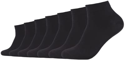 camano, Sneakersokken in een 7-pack zonder elastische band, basic sokken voor dames, damessokken, herensokken, comfortabel, unisex, unisex-sokken, sportsokken, kousen, sport, vrije tijd, sneakersokken, enkelsokken, teensokken, katoen, halve sokken.