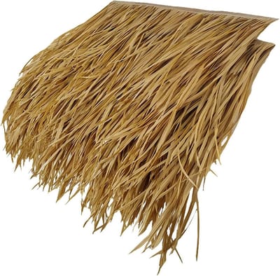 Kunstmatige Dakbedekking - Imitatie Riet - Tuin Decoratie - Weerbestendig Materiaal - 05x1m per stuk - Natuurlijk