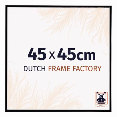 Fotolijst 45x45 cm - Kunststof - Zwart Mat - Easy