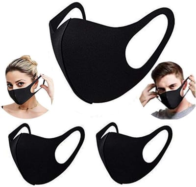 3 Stuks Herbruikbare Mondkapjes - Wasbaar Stofmasker met Verstelbare Oorlussen - Unisex