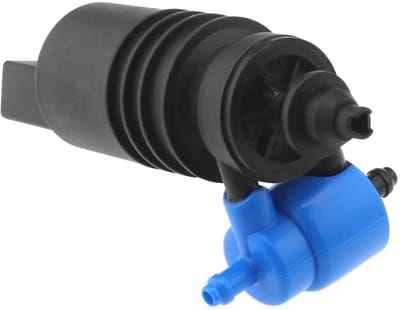 Allecto - Twin Outlet ruitensproeierpomp - vervangt 1K6955651 - perfect voor Mk4 Mk5 Mk4 Mk3 - zwart - 12V - auto-accessoire - ruit...