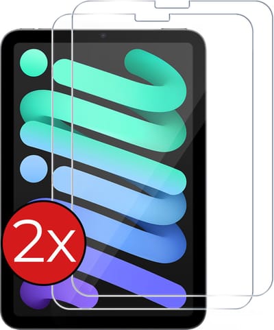 Screenprotector - 2 Stuks - Geschikt voor Apple iPad Mini 7 (2024) - 8.3 inch - 7e Generatie - Extra Sterk - Beschermglas - Gehard Glas - Tempered Glass - Screen Protector