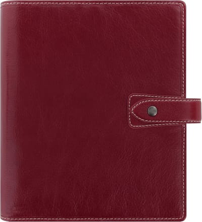 A5 Organizer - Agenda Planner - Dagelijkse Planning - Volnerf Buffelleer - A5 148x210mm - Bordeaux
