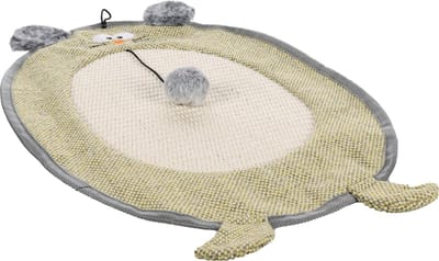 Flamingo Jagre - Speelgoed Katten - Ps Jagre Speelmat Ovaal Geel 34,5x53x4,5cm - 1st - 138928 - 1st