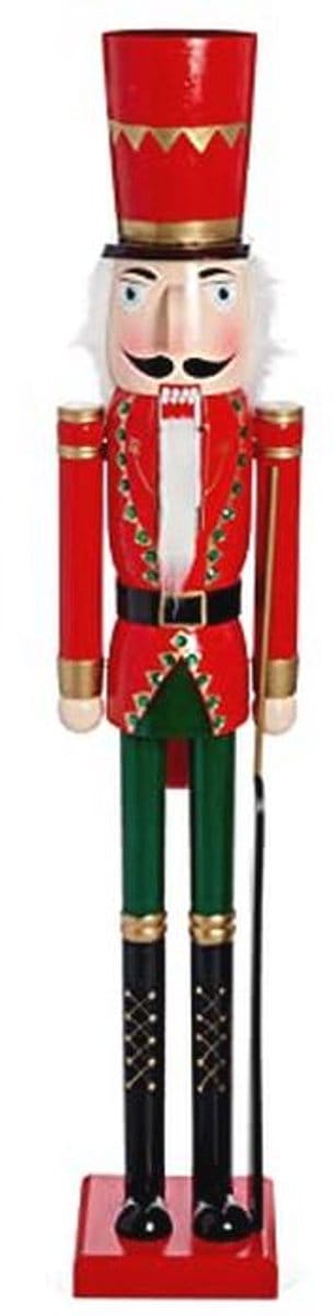 Giant Kerst Notenkraker Soldaat Decoratie - 120 cm Hoog