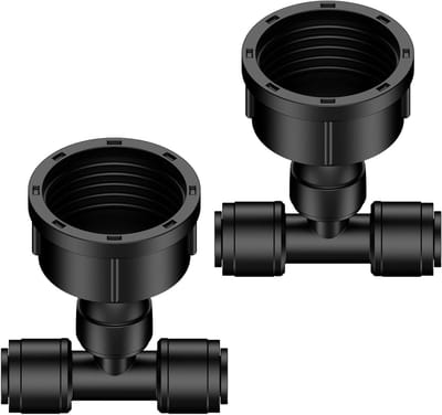 Drupirrigatie Tap Adapter Set van 10, 19mm naar 6.35mm, Verbinding voor Tuinslang, Geschikt voor Waterkranen en Irrigatiesystemen
