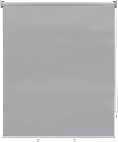 Rolgordijn - Grijs - Verduisterend - Waterafstotend - 140x140cm - Zonder Boren