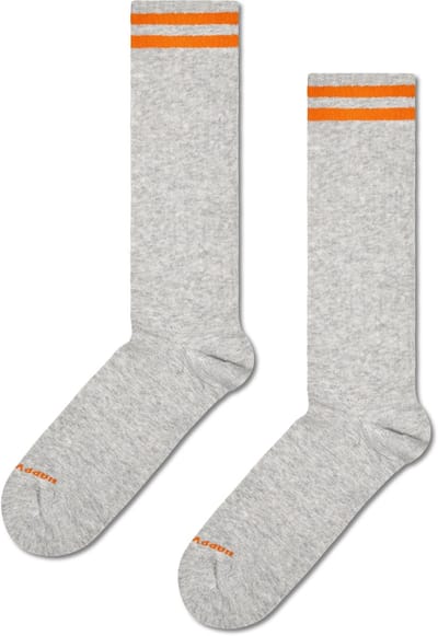Happy Socks Solid Sneaker Sock - unisex sokken - grijs - Unisex - Maat: 36 - 40