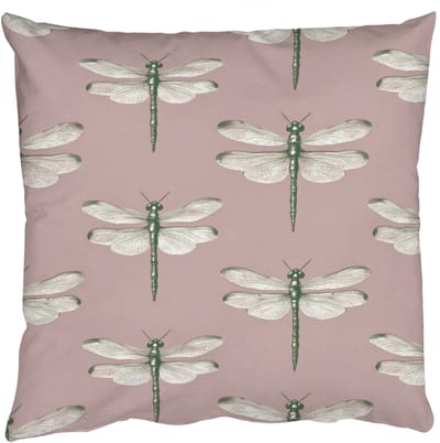 Sierkussens - Kussentjes Woonkamer - 50x50 cm - Lillibellen - Patroon - Roze