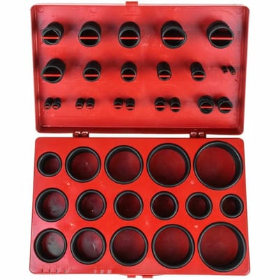 AWTools Serie - O-ring Pakking Set - 419 Stuks - NBR Rubber - 30°C tot +100°C