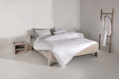Casilin - Jersey Strijkvrij Dekbedovertrek - 100% Stretch katoen - Wit- 140x220 + 1 sloop