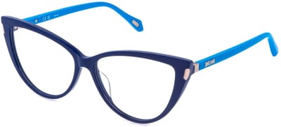 Just Cavalli VJC126 Blu pieno lucido 57/14/140 WOMAN Brilmonturen