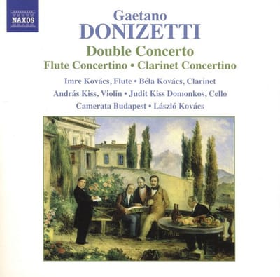 Camerata Budapest, László Kovács - Donizetti: Double Concertos (CD)