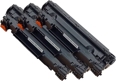 KATRIZ® huismerk toner 3x CF283X(HP 83X)/Canon 737 - Zwart - 3x 2500 afdrukken |Geschikt voor HP LaserJet Pro M201 / LaserJet Pro M201 DW/ LaserJet Pro M201 N/ LaserJet Pro M225dn/ LaserJet Pro M225dw