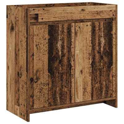 vidaXL - Badkamer - Onder - Het - Wastafel - Kast - Oud - hout - 78,5 - x - 37,5 - x - 81 - cm