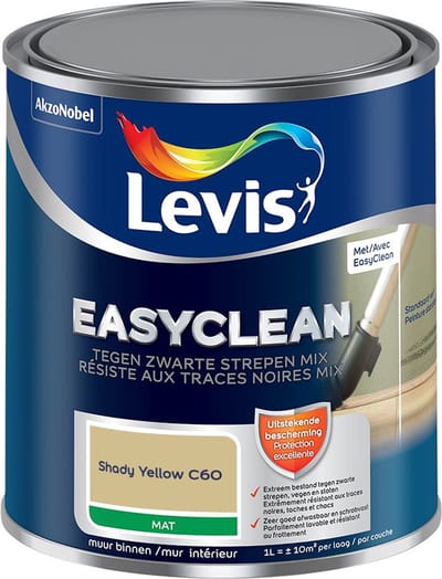 Levis - Easyclean Tegen Zwarte Strepen Mix - Shady Yellow C60 - Mengverf - 1 L