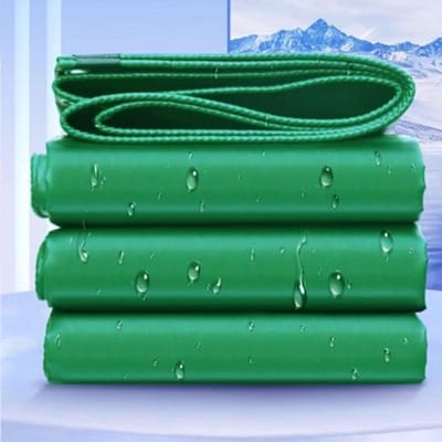 Afdekzeil Waterdicht - Beschermhoes - Buiten Beschermen - Scheurvast PVC - 300 x 500 cm - Groen