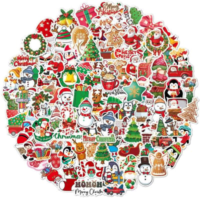 Dailygoods- Cartoonstickers 100 stuks - Waterdicht - Vinyl