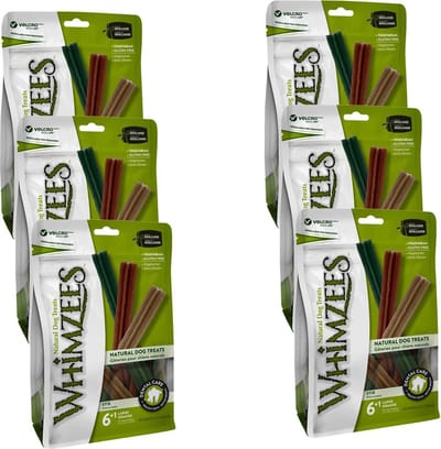 Whimzees Stix Large - Hondensnacks - 6 x 7x17.8 cm