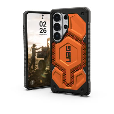 UAG Monarch Pro Backcover geschikt voor Samsung Galaxy S26 Ultra - Kevlar Burnt Orange