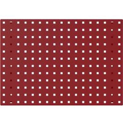 Bodempaneel Perfo 650, gatgrootte 9,2 x 9,2 mm, B 650 x D 13 x H 457 mm, gepoedercoat plaatstaal, paars RAL 3004