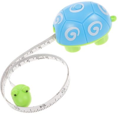 Draagbare Meetlint - Rolmaat - Kleding Meten - Schattige Schildpadvorm - Compact Formaat - Diverse Kleuren