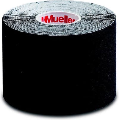 Mueller Kinesiotape | Kinesiology Tape | elastische sporttape| zwart | voorkomt blessures | 100 % hoogwaardig katoen| correctie lichaamshouding
