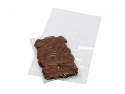 VLAKKE ZAK TRANSPARANT 8x17CM - 100 stuks - 30MY PP - traktatie zakjes - transparante zakjes