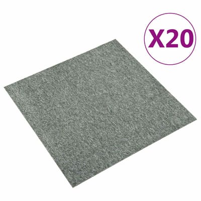vidaXL - Tapijt - 20 - st - Groen - 50 - x - 50 - cm - 100% - Polypropyleen