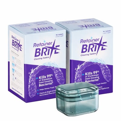 Retainer Reinigingsset – Weekbak incl. Retainer Brite Reinigingstabletten 192 stuks
