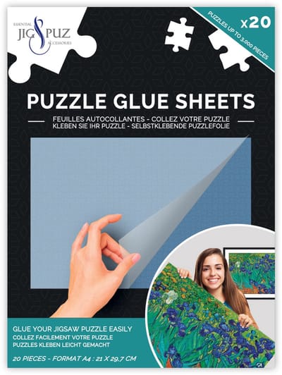 Jig & Puz puzzel puzzel-Klebefolie voor 3000 stukjes - zelfklevend vel.