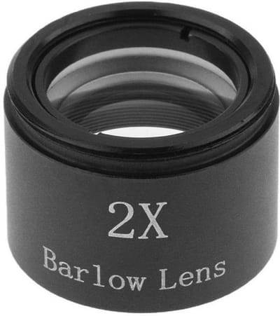 Allecto - Microscoop Barlow Lens - 2X Vergroting - Hoogwaardige
