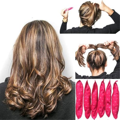 Haarkrulspelden 20 stuks - zachte foam krulspelden voor nachtelijke styling zonder hitte