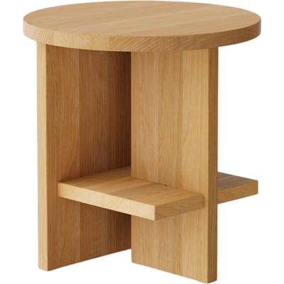 NINE - Thee bijzettafel rond - beige