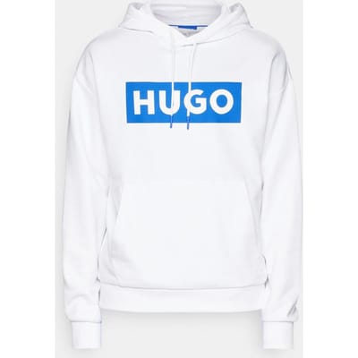 Hugo Nalves 10249110 Blue Hoodie Wit S Man