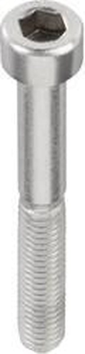 TOOLCRAFT 839711 Cilinderschroeven M4 12 mm Binnenzeskant (inbus) DIN 912 RVS A2 100 stuk(s)