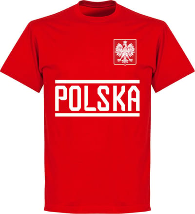Polen Team T-Shirt - Rood - S