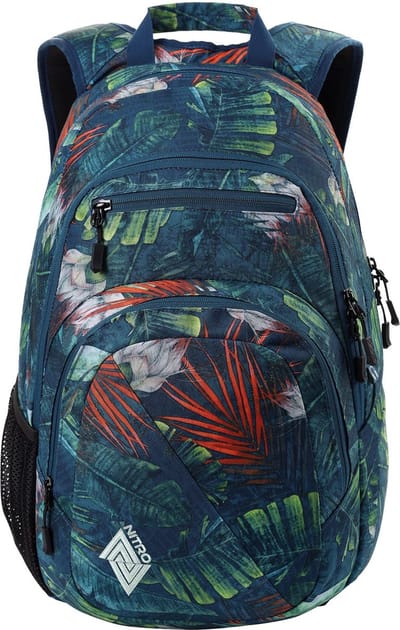 NITRO Laptop rugzak Rugzak met laptopvak Daypacker Collection Stash 29 Backpack Tropical Kleurrijke