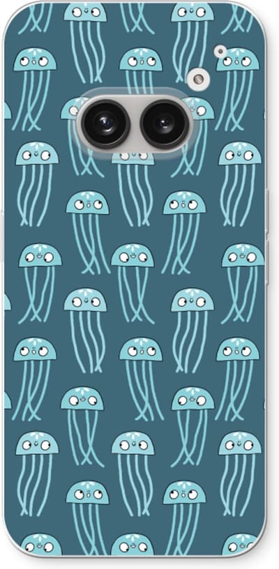 Case Company® - Hoesje geschikt voor Nothing Phone (2a) hoesje - Kwallie - Soft Cover Telefoonhoesje - Bescherming aan alle Kanten en Schermrand