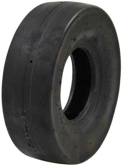 Zwarte Gladde Band 4.10x3.50-5 Inch - 4 Ply voor Grasmaaiers en Tuinmachines