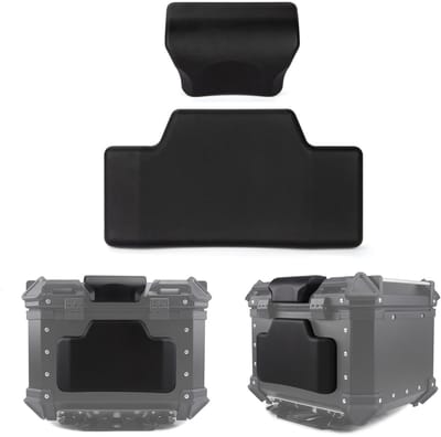 Dailygoods- Rugsteun Geschikt voor Aluminium Koffers 45L - Rugleuning - Comfortabel Kussen - Slijtvast PU - Vochtbestendig - Zacht Schuimspons - Rugkussen