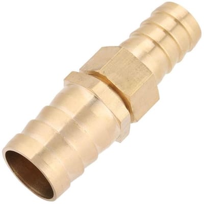 Barb Reducer Compact Formaat 19-25 Mm - Messing Fitting - Corrosiebestendig - Hoge Drukweerstand - Betrouwbare Verbinding - Duurzaam Gebruik - Buisfitting