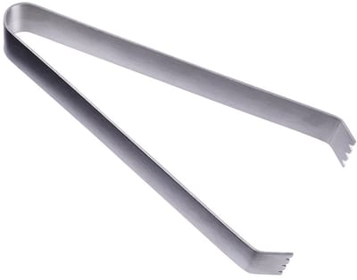 Excellent Houseware - Ijsblokjestang - Staal - 15cm - Ergonomisch