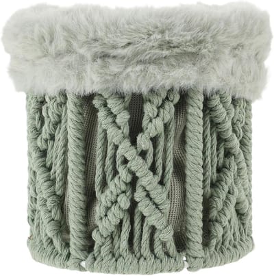 Brillenhouder - Nachtkastje Organizer - Brillen Opbergen - Pluche Voering - 10x10x10 cm - Groen