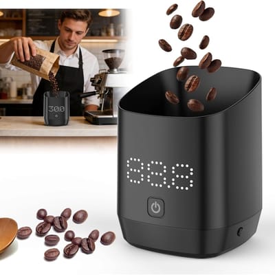Digital Coffee Scale with LED Display, Coffee Scale with LED Display, Digital Dispensing Cup for Coffee Beans, Precision Coffee Vag for Espresso and Pour-over, Barista Accessories, Compact