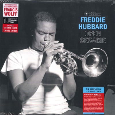LP Plaat FREDDIE HUBBARD - Open Sesame 37163 Jazz Images 2019 Europa Jazz gray