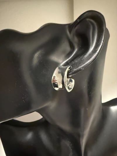 Zilverkleurige oorbellen | | Make up | Parfum | Moederdag | Verjaardagscadeau| Cadeautje| Valentijnsdag| Kado | sieraden | vaderdag | oorbellen | oorsieraden