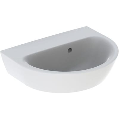 Geberit Renova hand wash basin 45 x 36 cm without tap hole with overflow 500.495.01.1