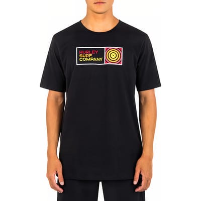 Hurley Evd Energy Short Sleeve Black Maat: S | T-shirts met Print Outlet | Heren | Zwart
