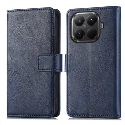 imoshion Hoesje - Geschikt voor Xiaomi 17T - Luxe Bookcase - Donkerblauw